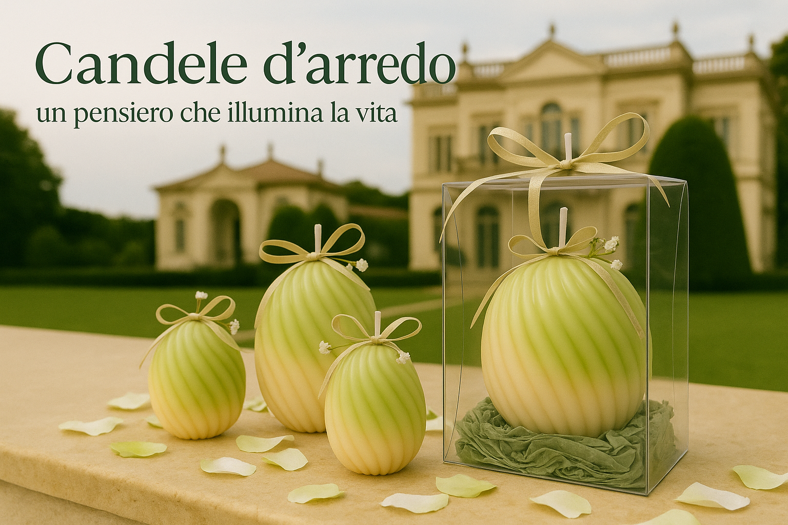candele d’autore per arredare la vostra casa e dare un cadeaux per il giorno del vostro sì