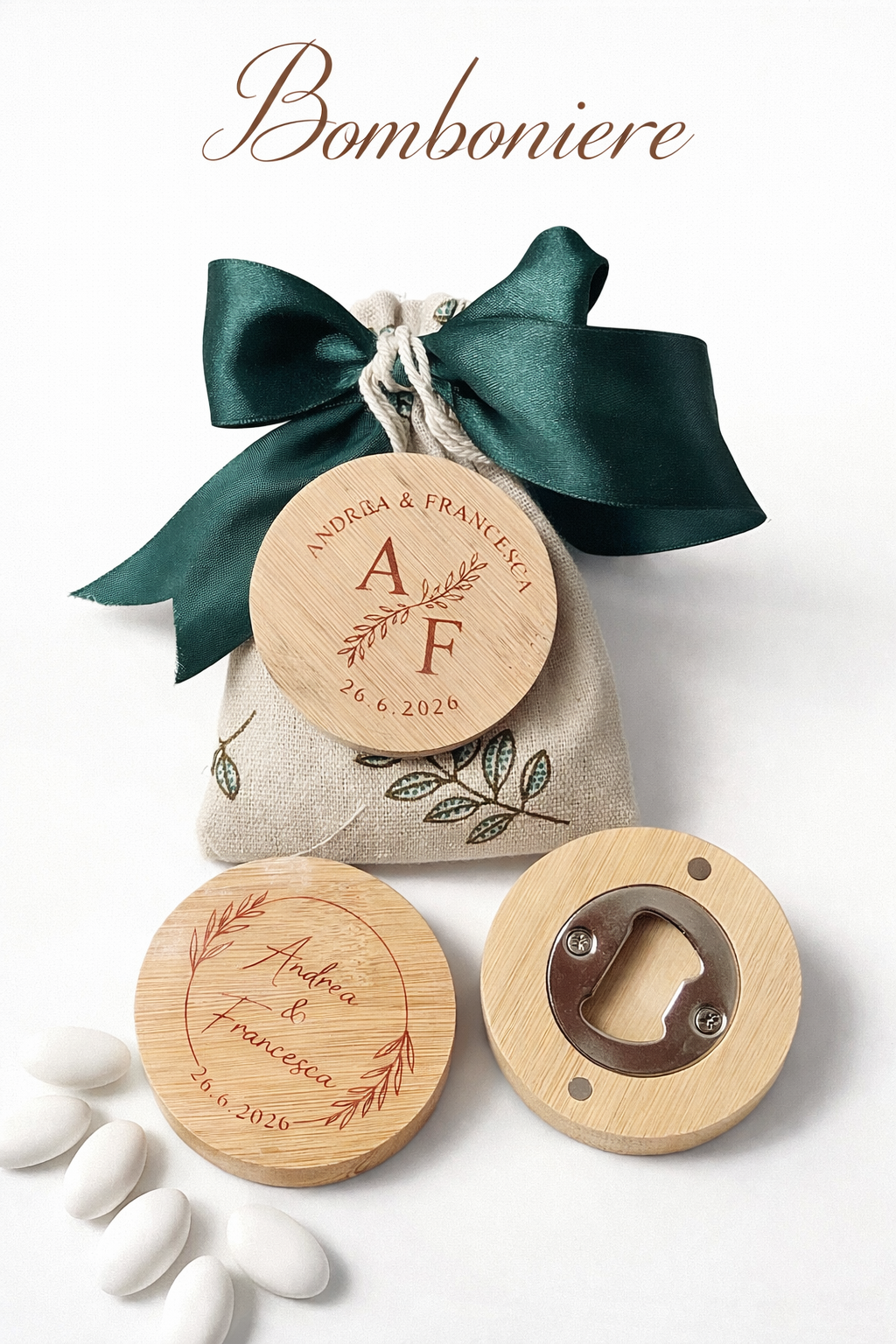 Apri bottiglia magnetico personalizzabile 